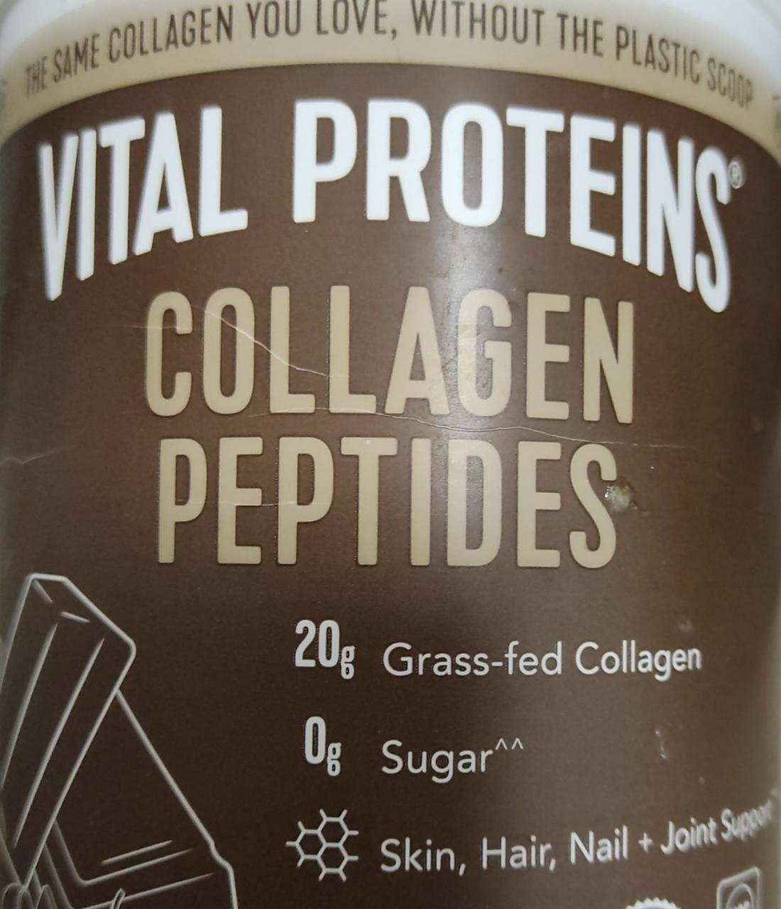 Фото - Collagen Peptides Chocolate Flavor Dietary Supplement Vital Proteins