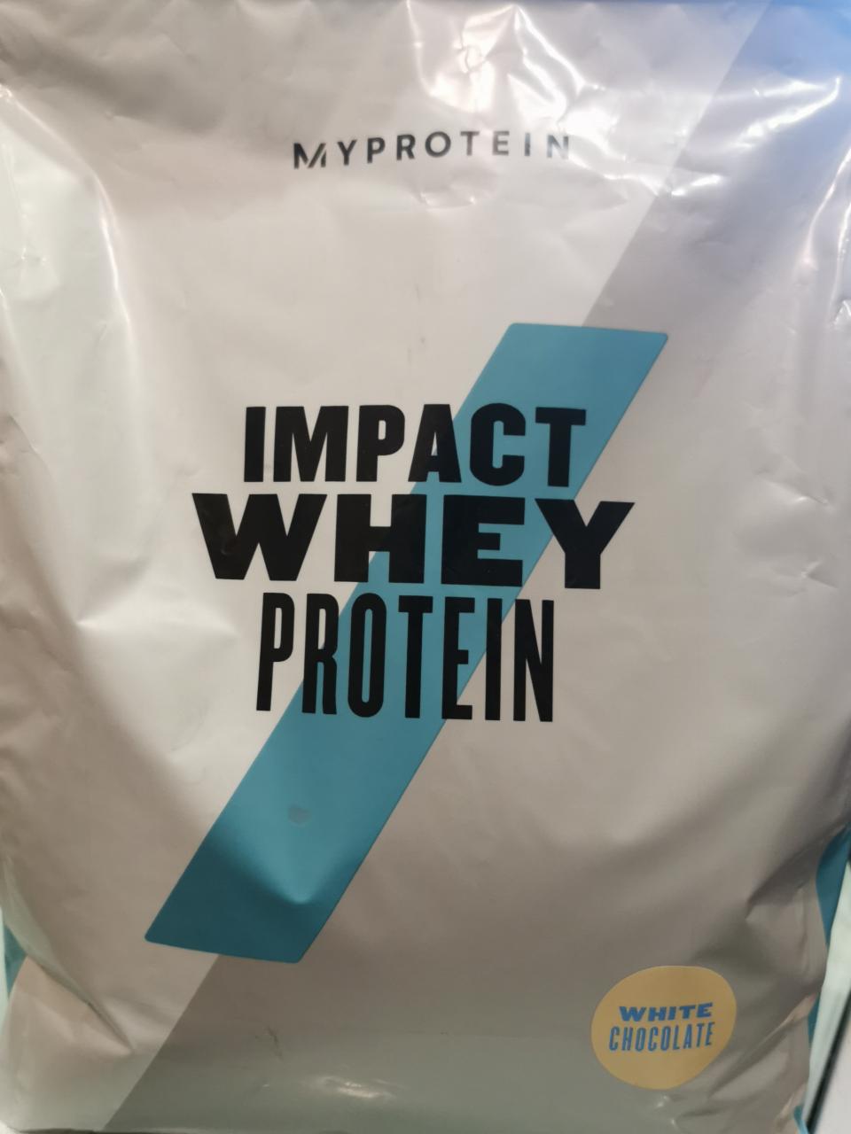 Фото - Протеїн сироватковий Impact Whey Protein Білий шоколад MyProtein