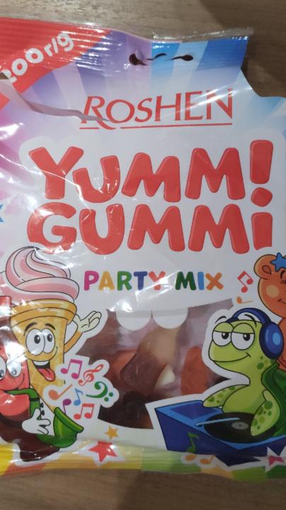 Фото - цукерки желейні yummi gummi party mix Roshen
