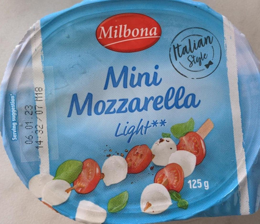 Фото - Сир Mini Mozzarella світлий Milbona