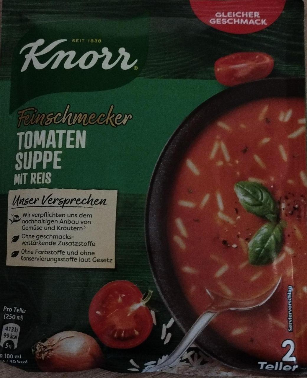 Фото - Tomatensuppe mit Reis Knorr