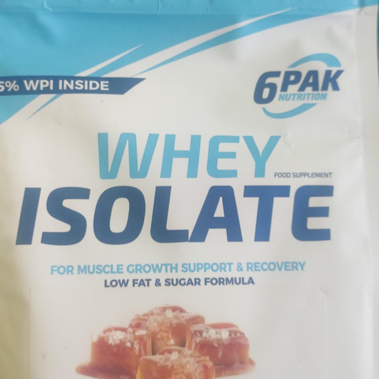 Фото - Протеїн зі смаком карамелі Whey Isolate 6Pak Nutrition