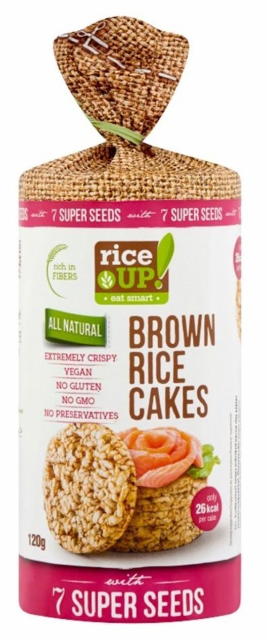 Фото - Brown rice cakes with 7 super seeds Rice up!