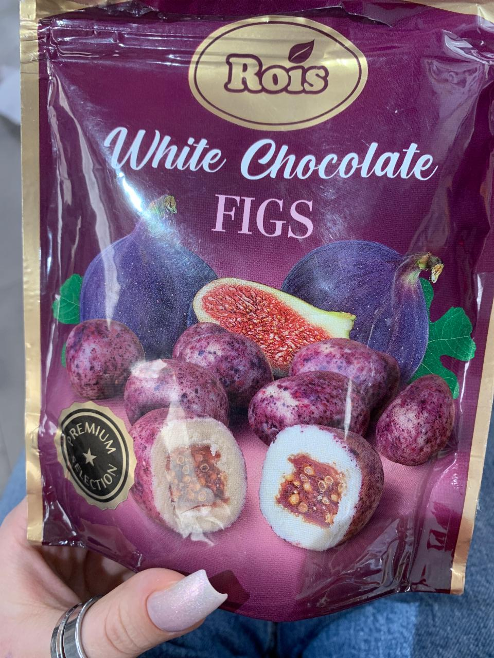 Фото - Інжир в білому шоколаді White Chocolate Figs Rois