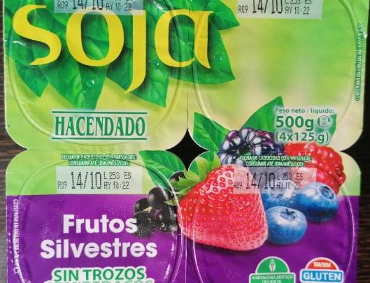 Фото - Йогурт соєвий фруктовий Hacendado