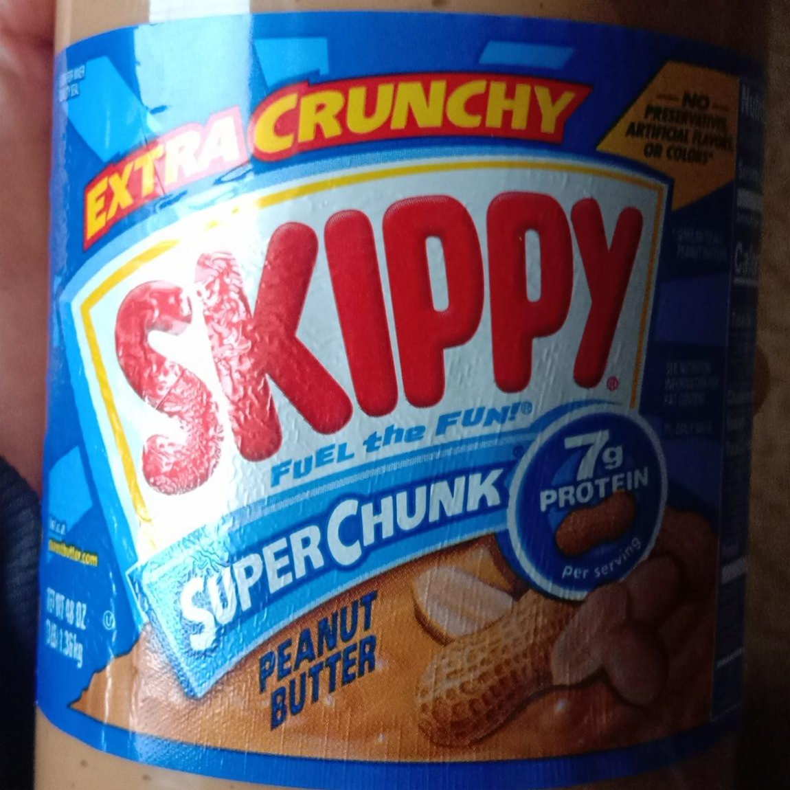 Фото - Арахісова паста зі шматочками арахісу Super Chunk Skippy