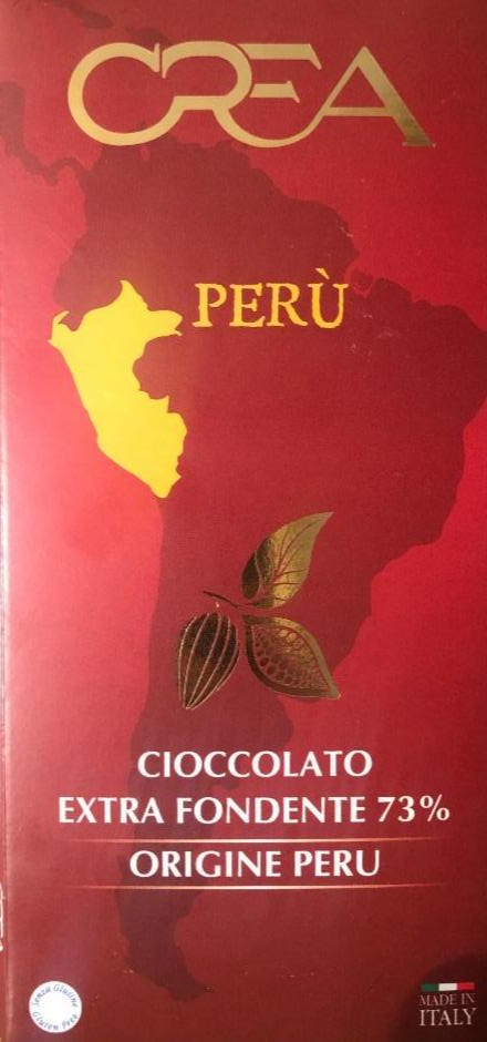 Фото - Шоколад екстра чорний 73% какао Origine Peru Crea