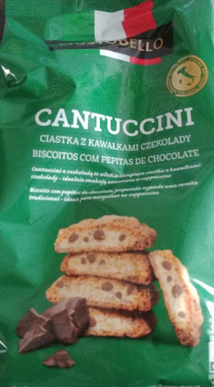 Фото - Печиво зі шматочками шоколаду Cantuccini GustoBello