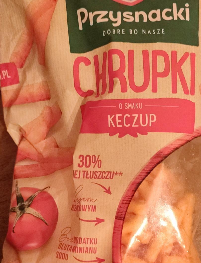 Фото - Палички кукурудзяні Chrupki зі смаком кетчупу Przysnacki