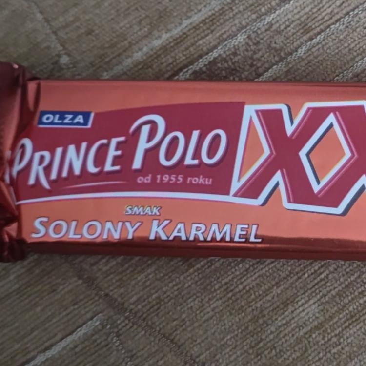 Фото - Вафля в шоколаді з солоною карамеллю Prince Polo XXL Olza