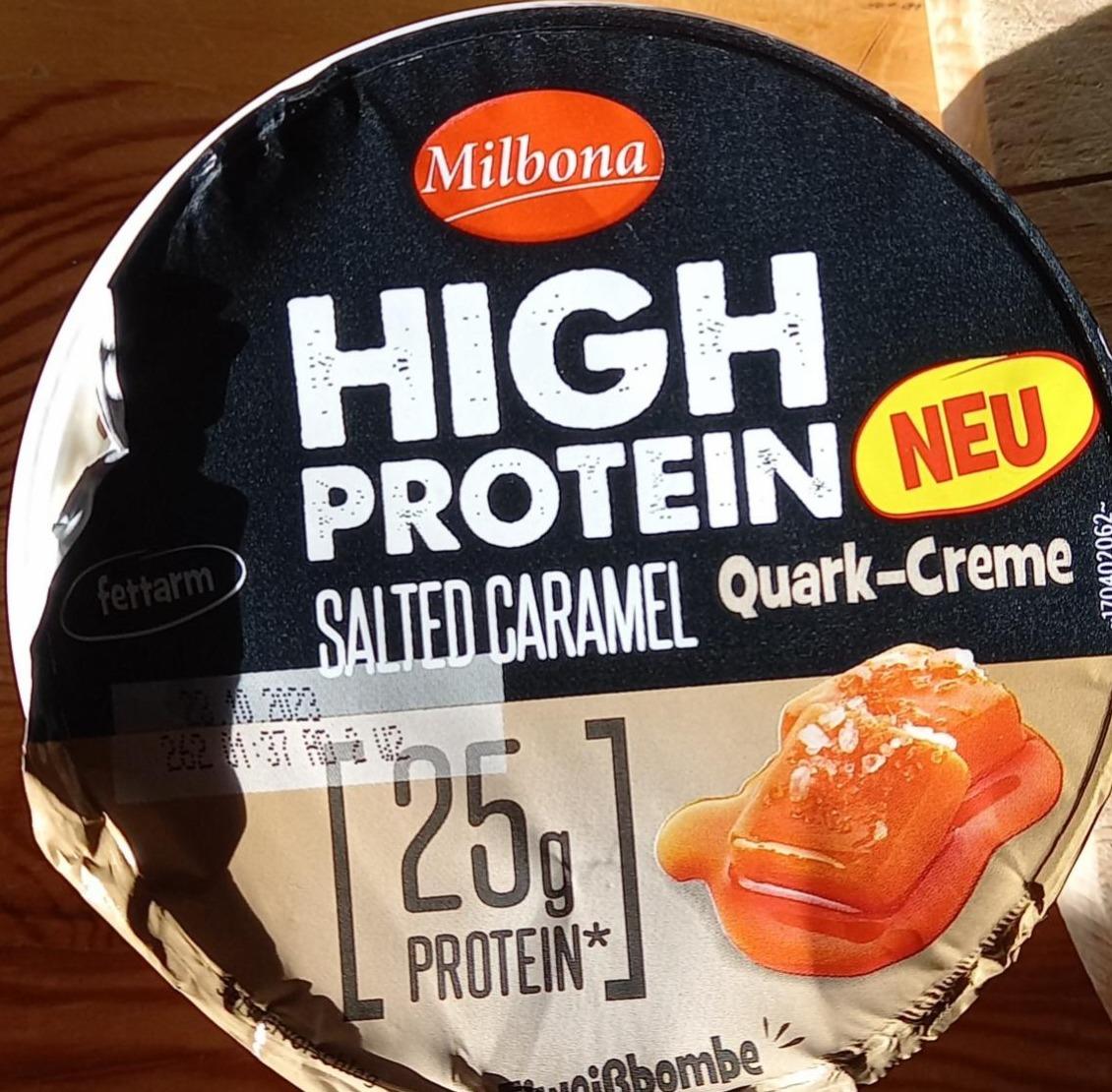 Фото - High protein salted caramel quark-creme Milbona