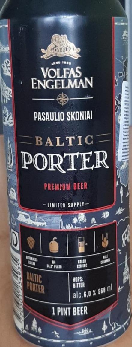 Фото - Пиво Baltic Porter Volfas Engelman