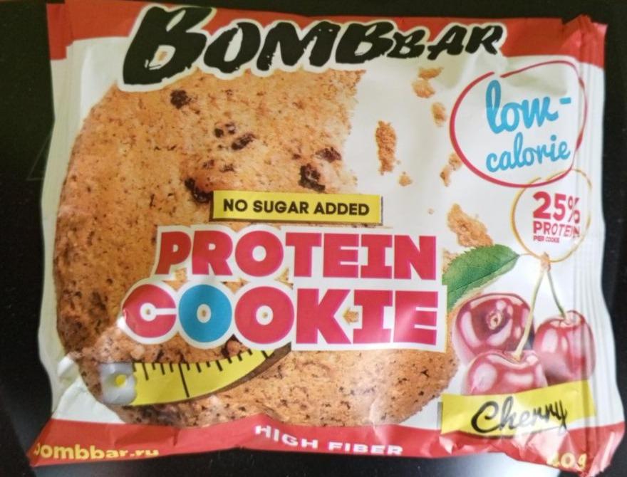 Фото - Протеїнове печиво зі смаком вишні без цукру BombBar