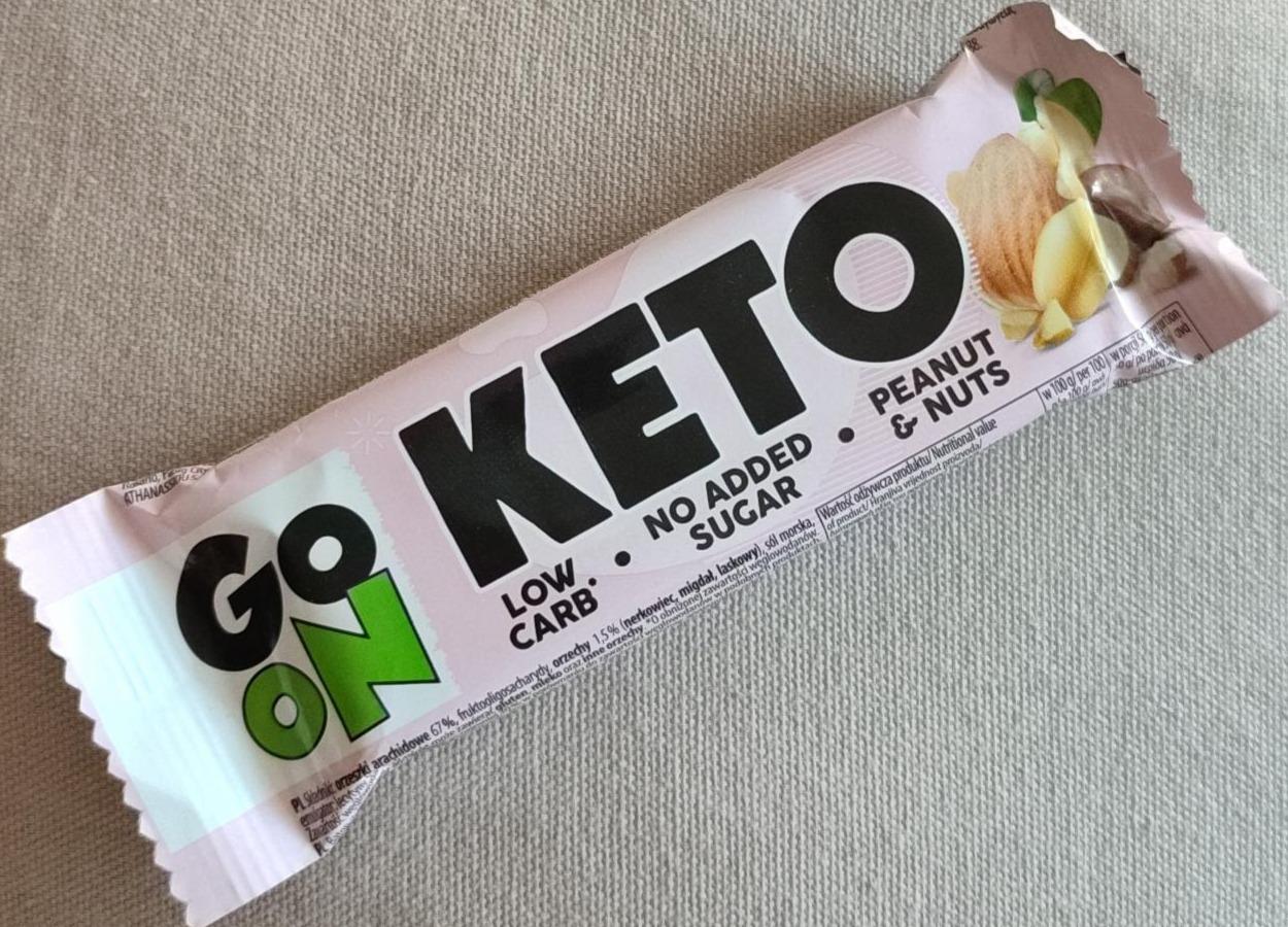 Фото - KETO bar with peanut and nuts Go On!