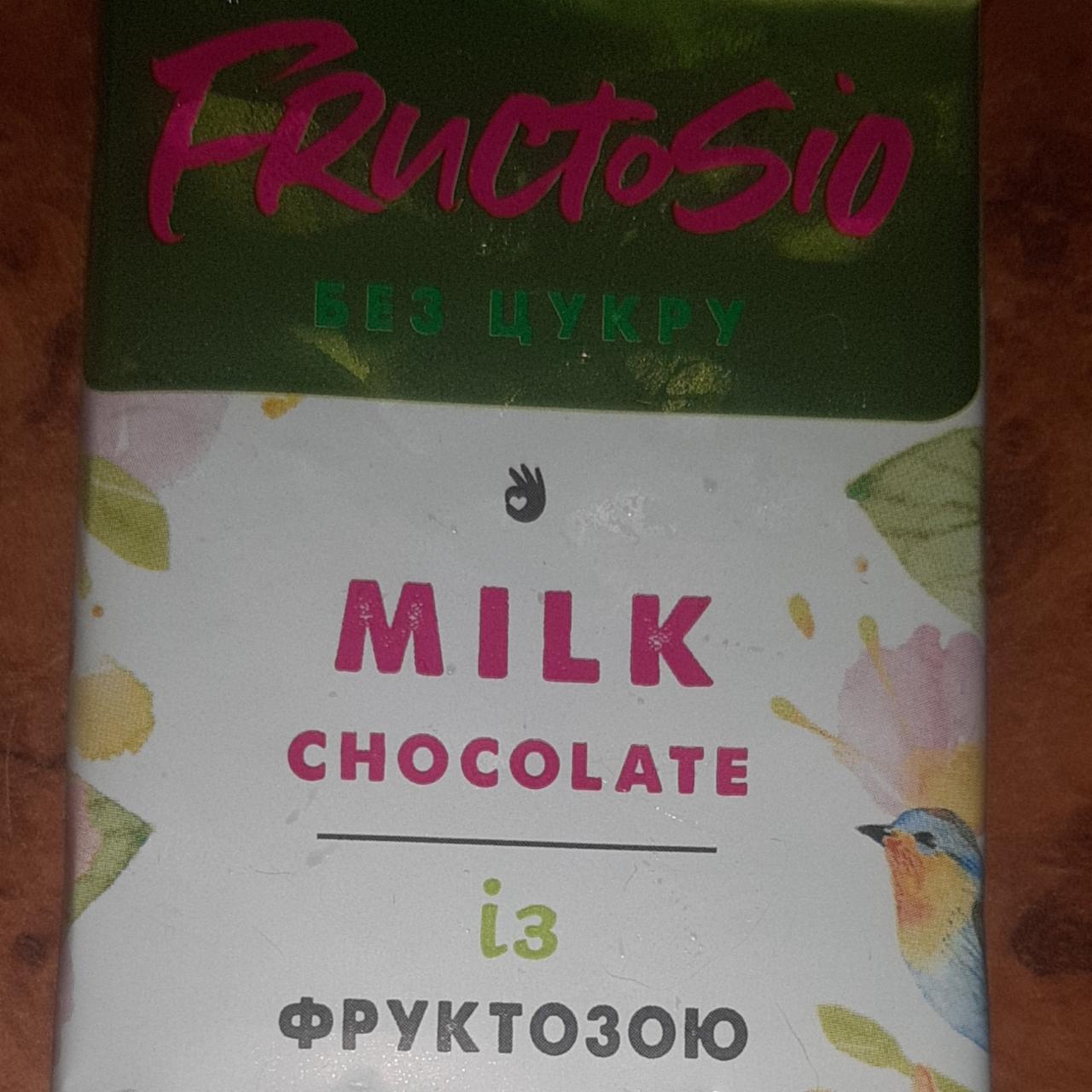 Фото - Шоколад молочний з фруктозою Fructosio АВК