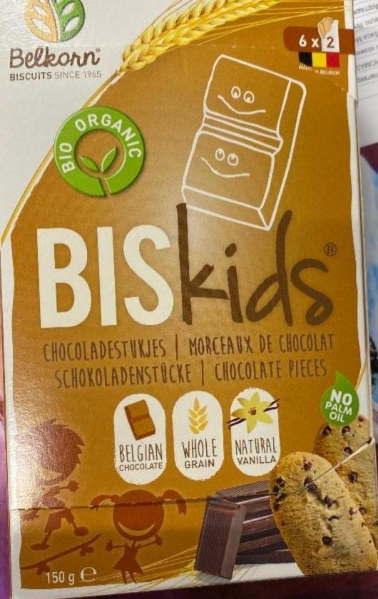 Фото - Печиво BisKids шоколадне органічне Belkorn