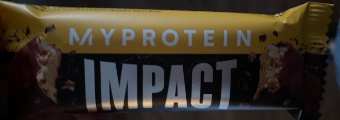 Фото - Батончик протеїновий Caramel Nut Impact Bar MyProtein