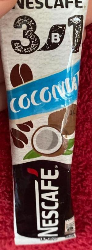 Фото - Напій кавовий розчинний 3в1 зі смаком кокосу Nescafé