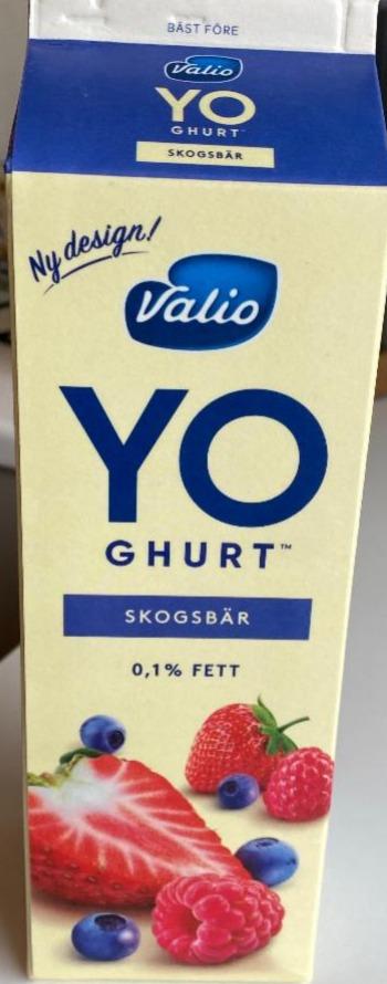 Фото - Yogurt Skogsbär 0.1 fett Valio