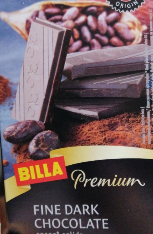 Фото - Темний шоколад Premium 85% Billa