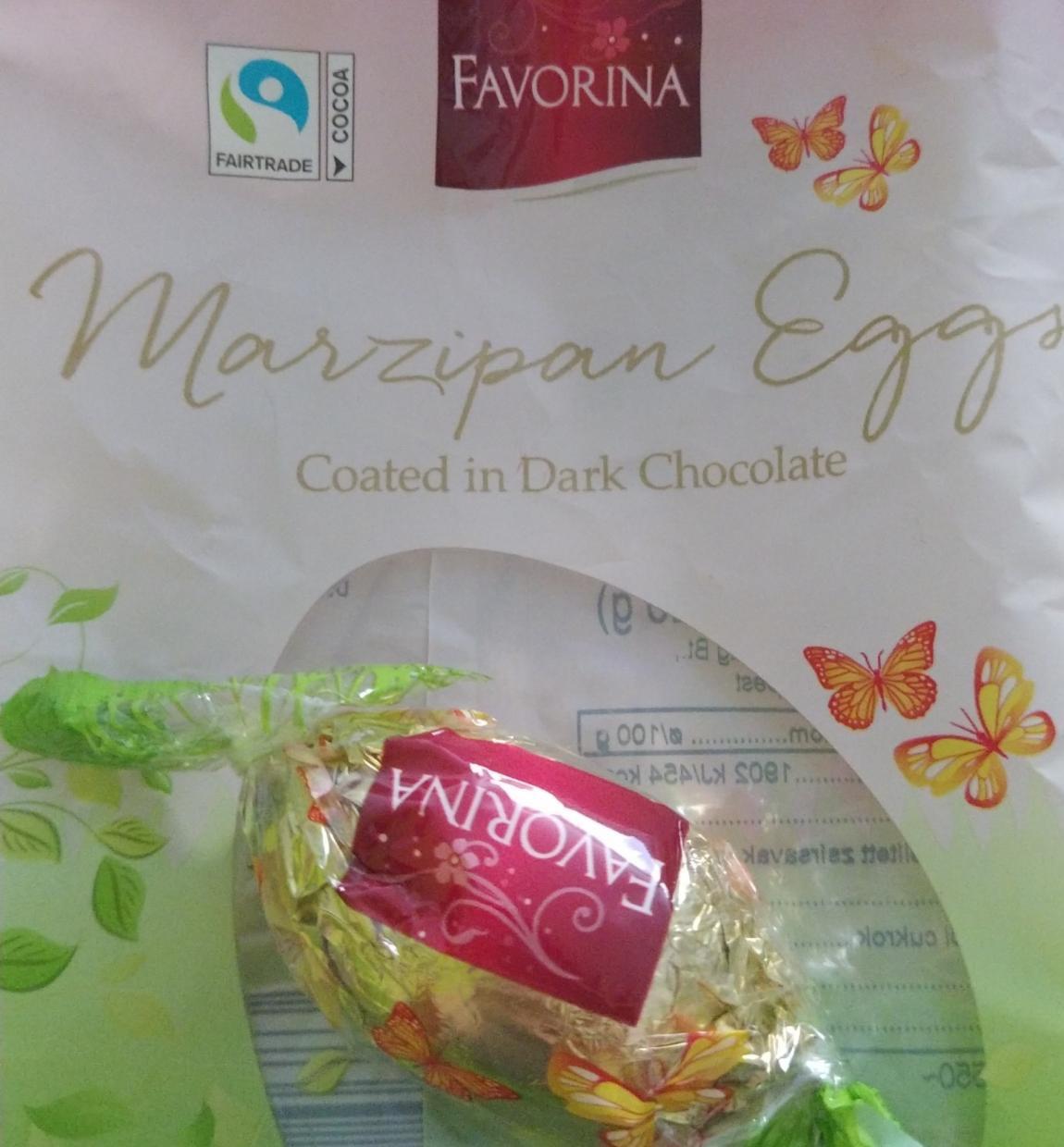 Фото - Marcipan eggs coated in dark chocolate Favorina