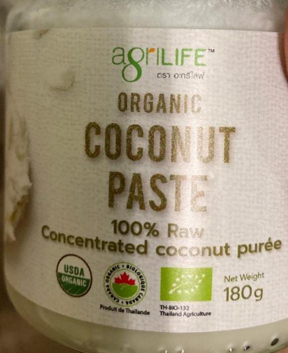 Фото - Паста органічна кокосова Agrilife