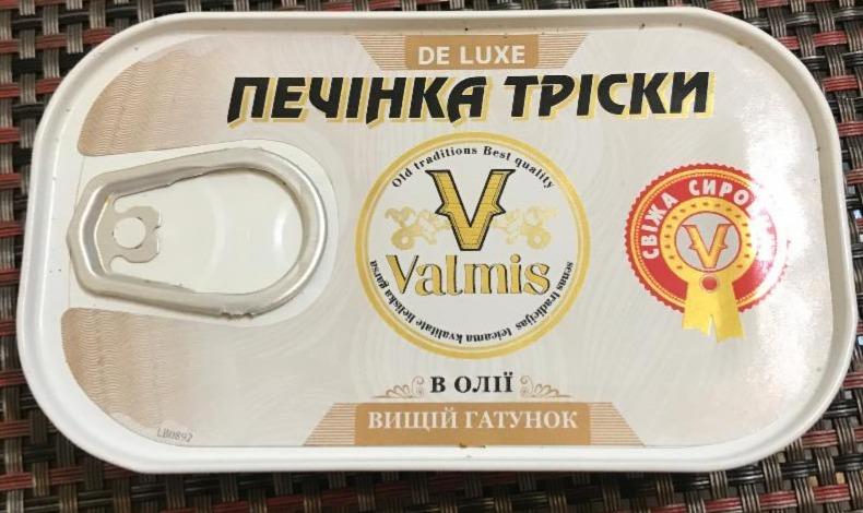 Фото - Печінка тріски натуральна в олії Valmis De Luxe