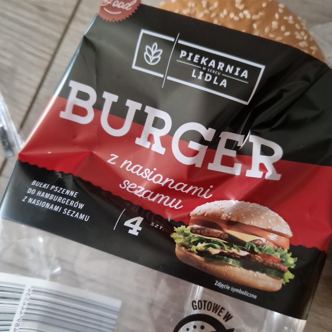 Фото - Булка для бургерів з кунжутом Burger Piekarnia Lidla
