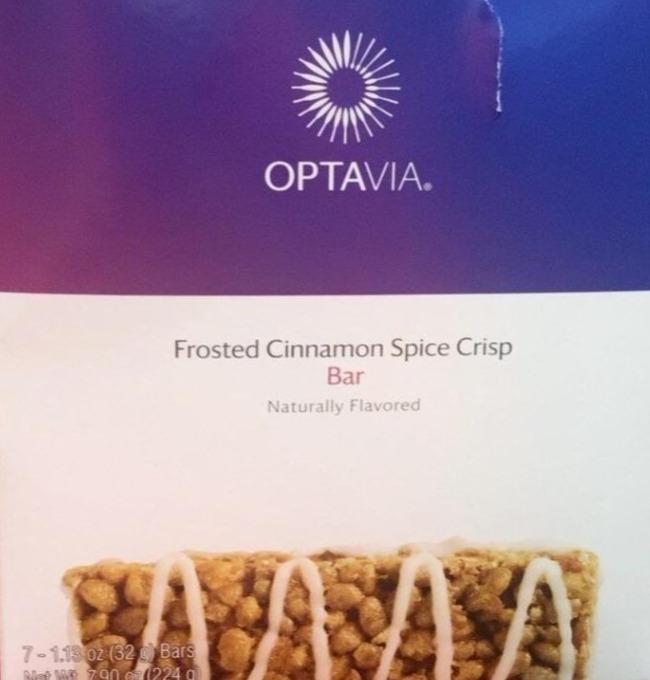 Фото - Frosted Cinnamon Spice Crisp Bar Optavia