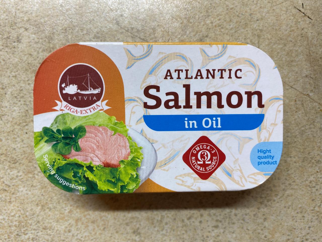 Фото - Лосось атлантичний в олії Atlantic Salmon in Oil Latvia
