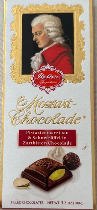 Фото - Mozart chocolate pistazienmarzipan zartbitter 72% Reber