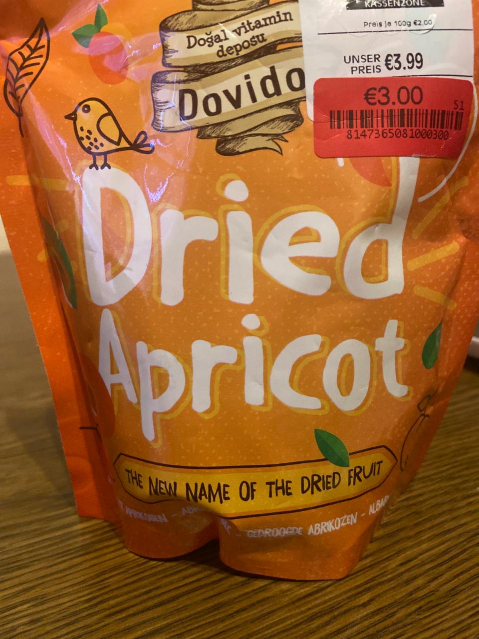 Фото - Курага Dried Apricot Dovido