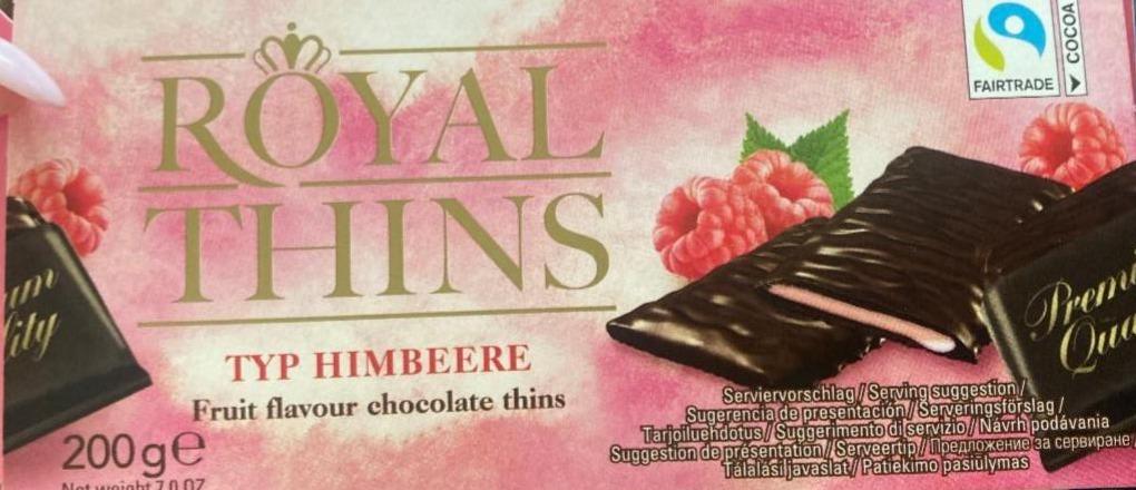Фото - Chocolate Raspberry Royal Thins