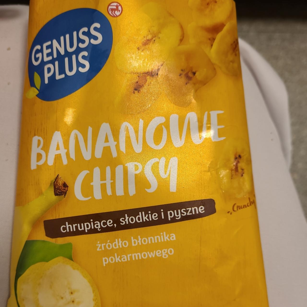 Фото - Бананові чіпси Bananowe Chipsy Genuss Plus