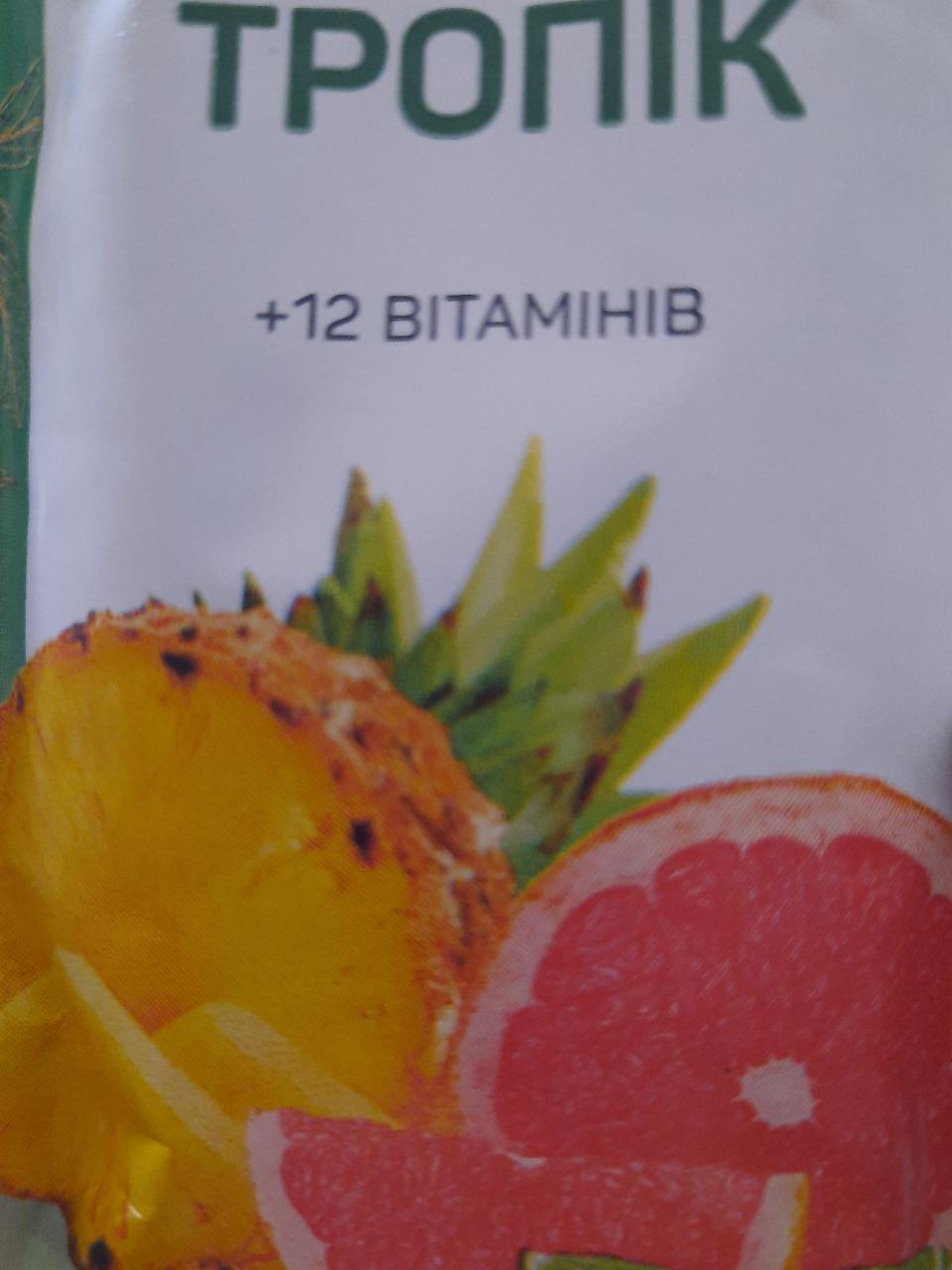 Фото - Напій живий фруктовий Тропік + 12 вітамінів Dital