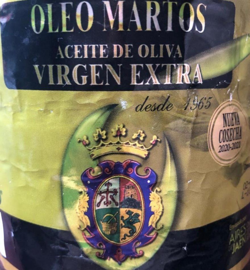 Фото - Оливкова олія Oleo Martos Extra Virgin