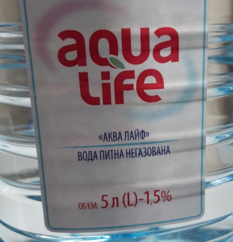 Фото - Вода питна негазована Aqua Life