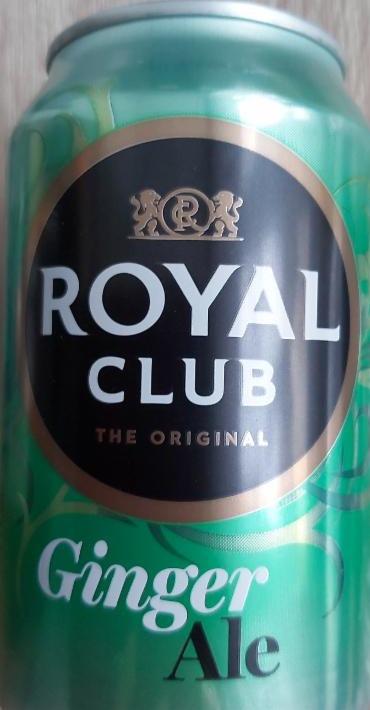 Фото - Напій сильногазований Імбирний Ель Ginger Ale Royal Club