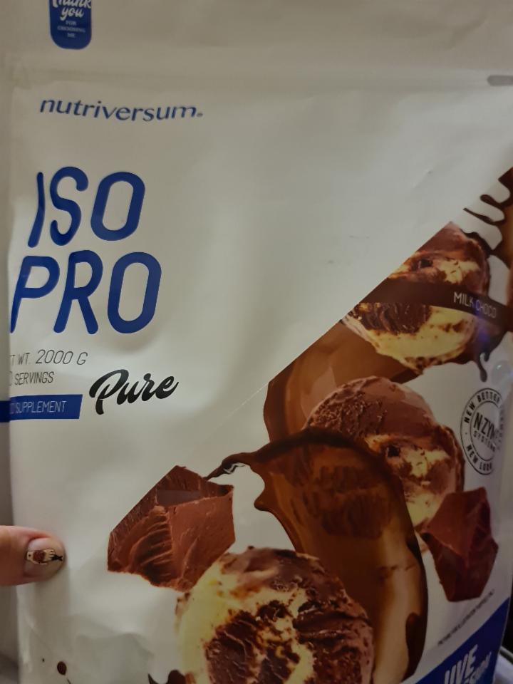 Фото - Протеїн Pure Iso Pro Milk Chocolate Nutriversum