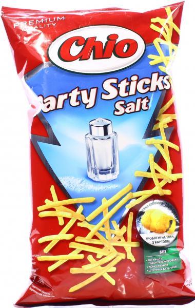 Фото - Соломка картопляна солона Party sticks Chio