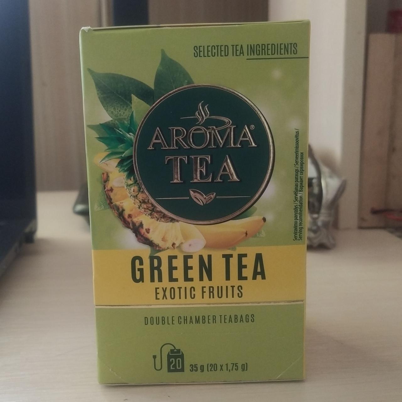 Фото - Чай зелений ароматизований Exotic Fruits Aroma Tea