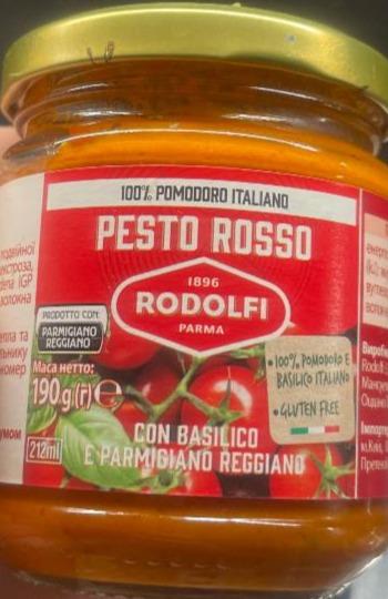 Фото - Pesto Rosso con basilico Rodolfi