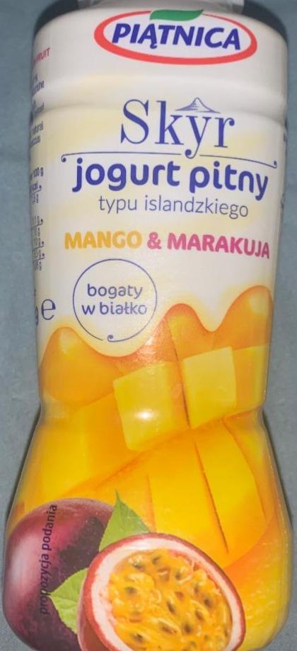 Фото - Йогурт питний Skyr типу ісландського манго і маракуйя Piątnica