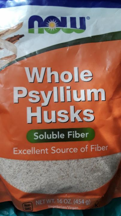 Фото - Псиліум whole psyllium husks NOW Foods