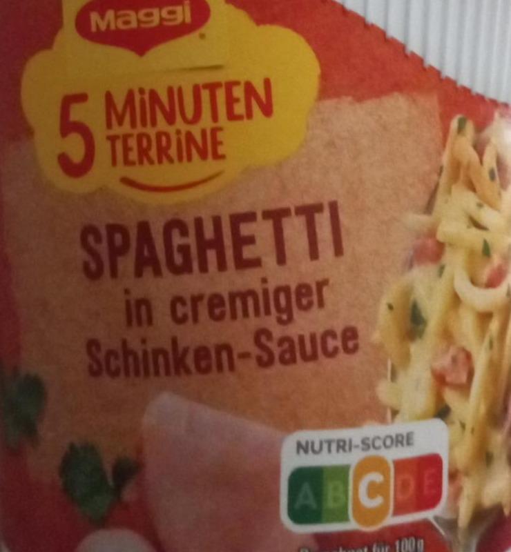Фото - 5 Minuten Terrine Spaghetti in cremiger Schinken-Sauce Maggi