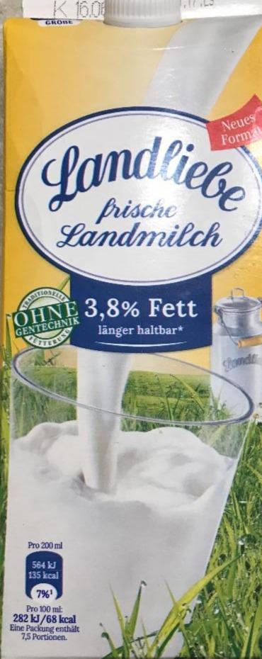Фото - Молоко 3.8% Landliebe