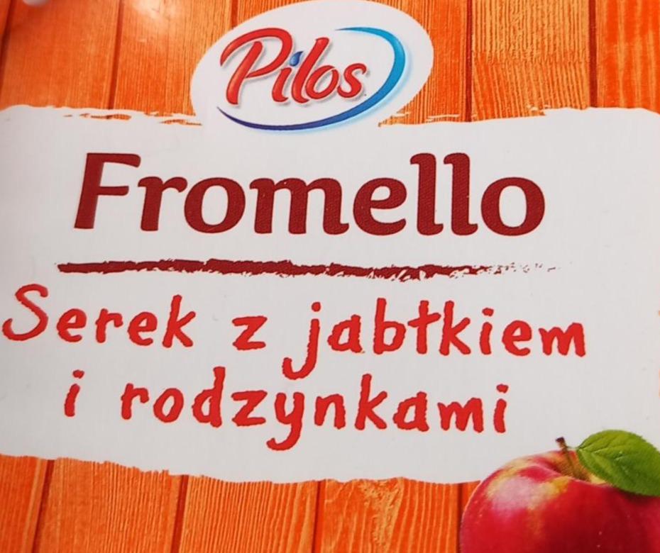 Фото - Fromello serek z jabłkiem i rodzynkami Pilos
