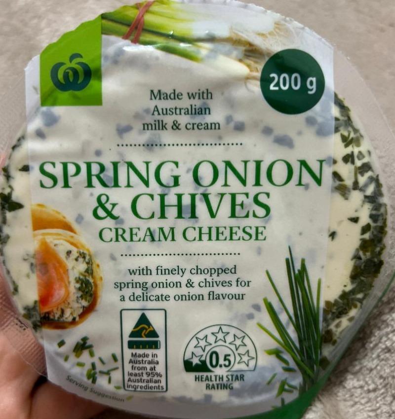 Фото - Spring Onion & Chive Cream Cheese Woolworths