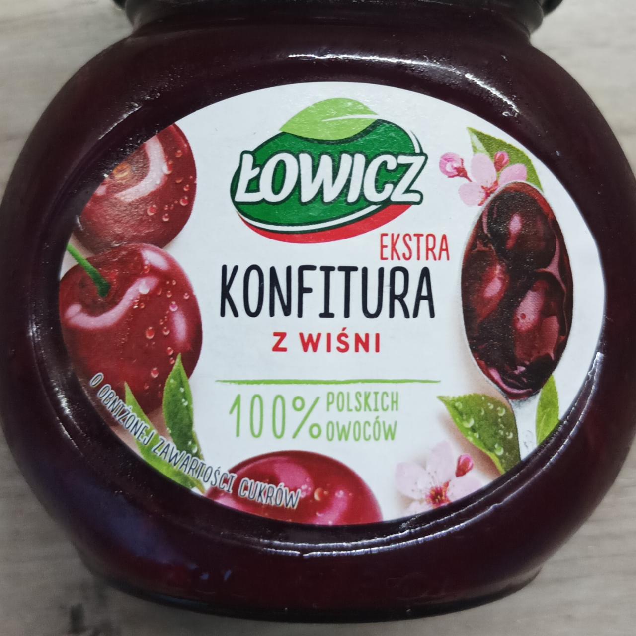 Фото - Варення вишневе з низьким вмістом цукру Konfitura Łowicz