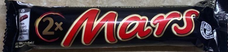 Фото - Батончик з нугою і карамеллю вкритий молочним шоколадом Mars
